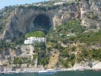 View of Conca dei marini on the Amalfi coast